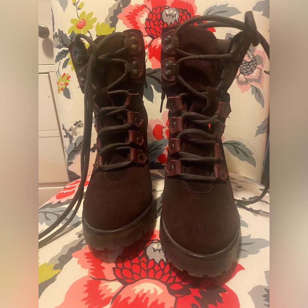 Harley Davidson Boots, Size 81/2, color Plum/Burgundy